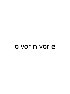 o vor n n vor e